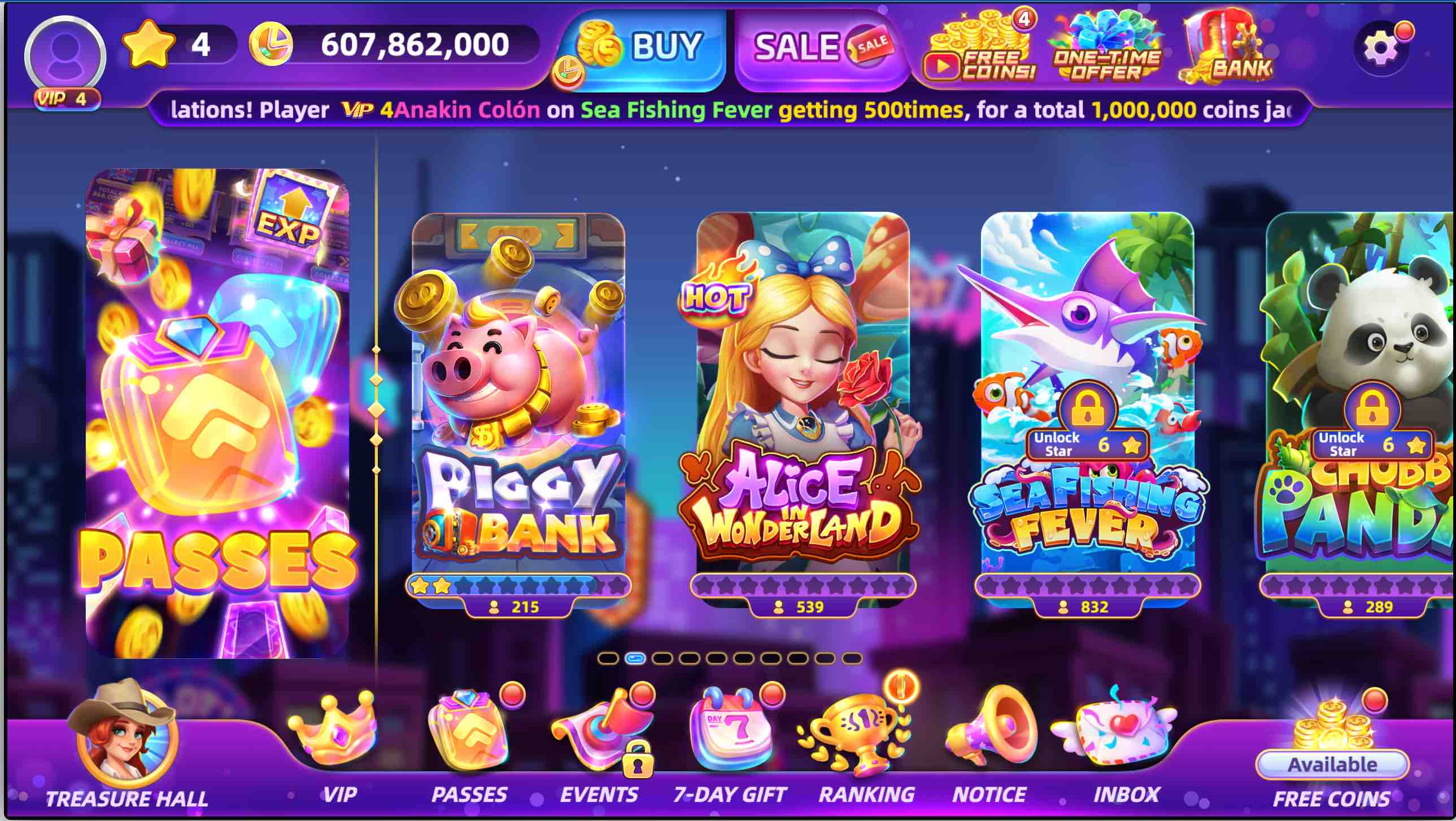 Slot game